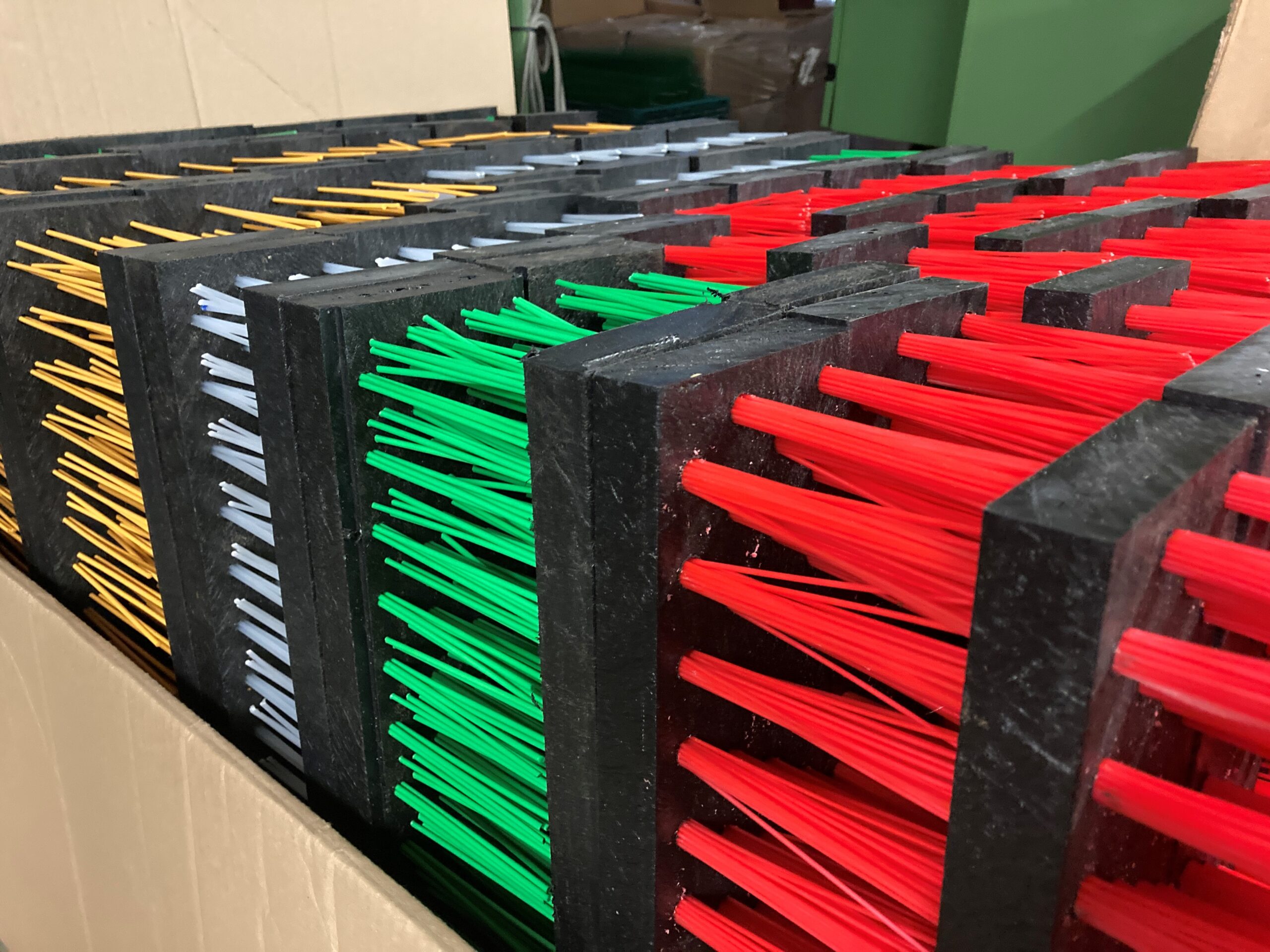 Voetenlatten voor sportvelden