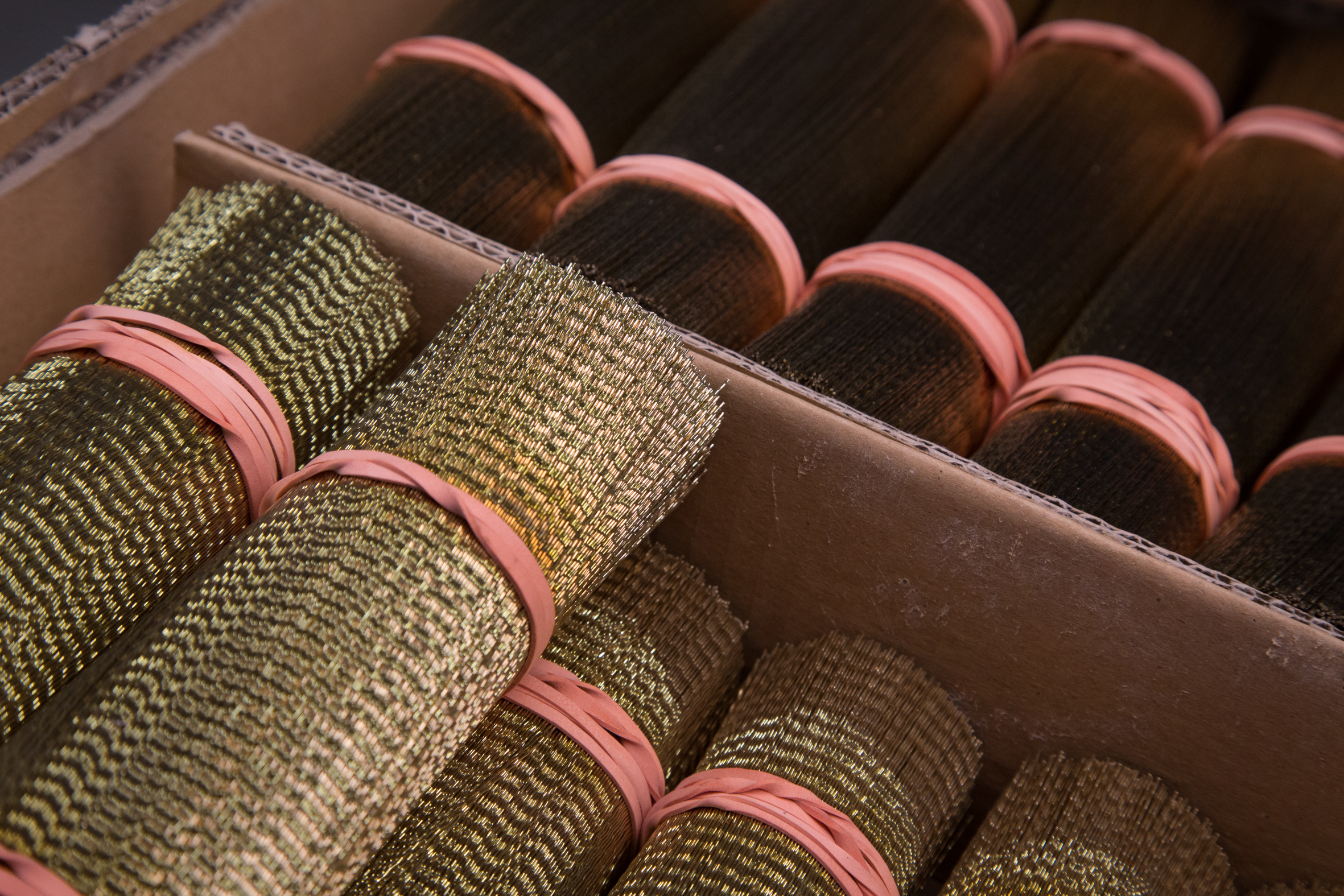 Messing borstelharen