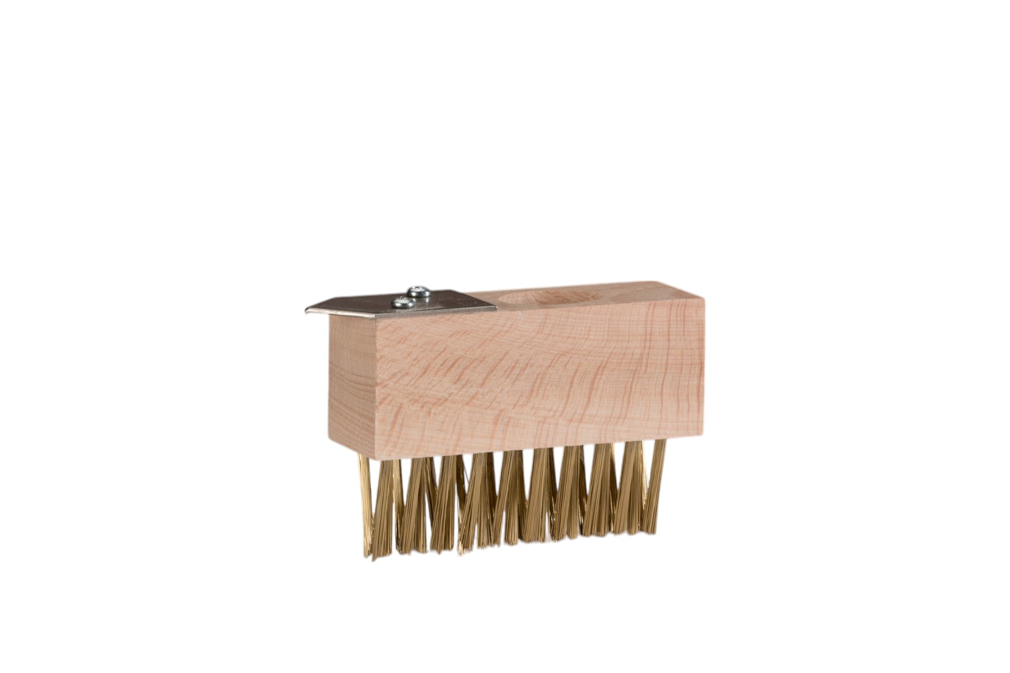 Onkruidborstel vermessingt staal + punt-